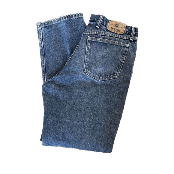 Mens WRANGLER Relaxed Jeans sz‎ 36x30 Medium Denim Wash - Picture 1 of 6